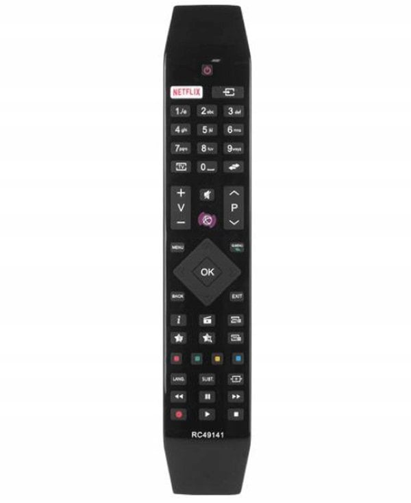 Pilot do TV LCD HITACHI RC49141 NETFLIX