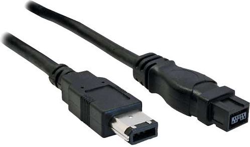InLine Firewire 9-pin - Firewire 6-pin, 3m, Czarny (36903)