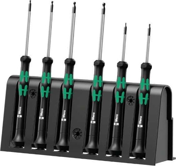 Wera wkrętaki precyzyjne sześciokątne 6 częściowe Kraftform Micro 2052/6 (5118156001)