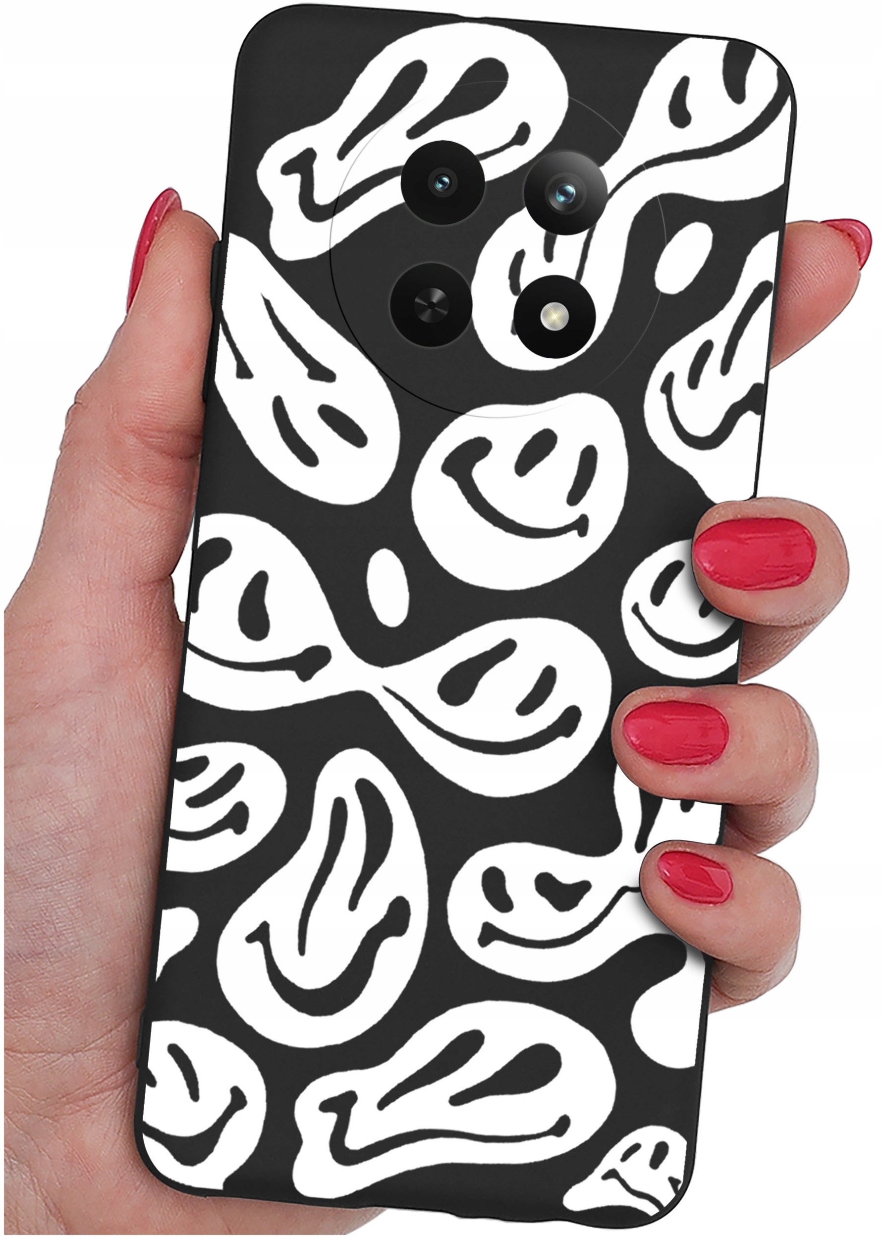 Etui do Realme 12 5G | 12x 5G WZORY |SILIKONOWE MATT CASE + SZKŁO 9H