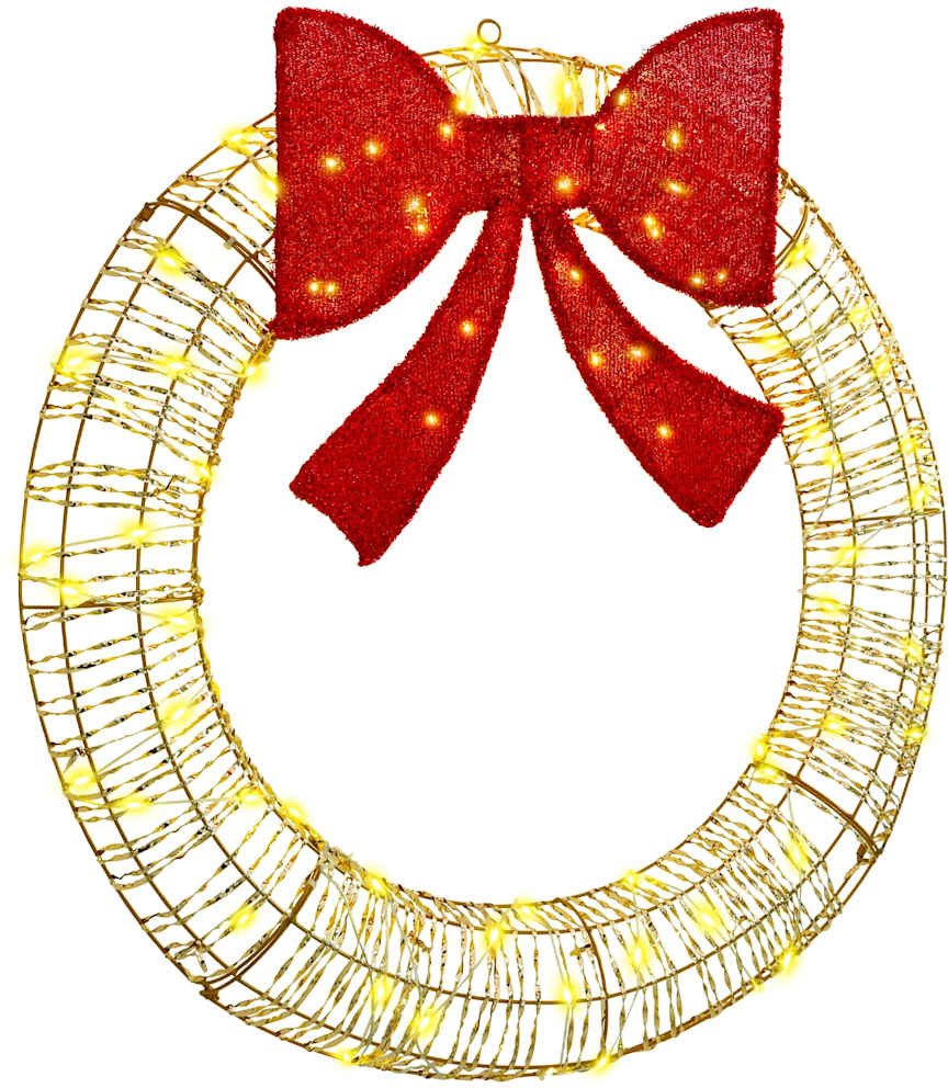 vidaXL Wianek z 80 diodami LED Ciepła biel 90 cm PET