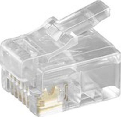 MicroConnect Wtyk modułowy RJ12, 10szt. (KON502-10R)