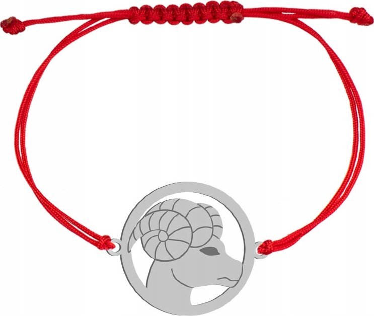 Radziszewska Jewellery Srebrna Bransoletka Znak Zodiaku BARAN GRAWER