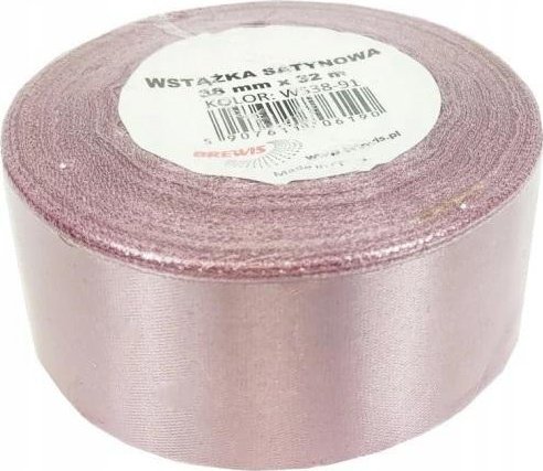 Wstążka satynowa ciemny róż 38mm x 32m