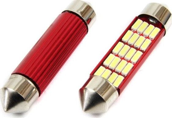 Żarówki SV8.5 Canbus 41mm 20 SMD 12V/24V białe uniwersalny