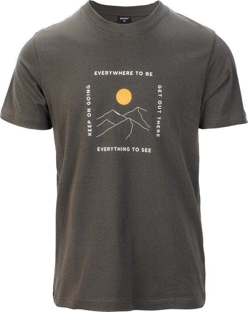 Męska Koszulka Z Krótkim Rękawem Nole sleet/black rozmiar L