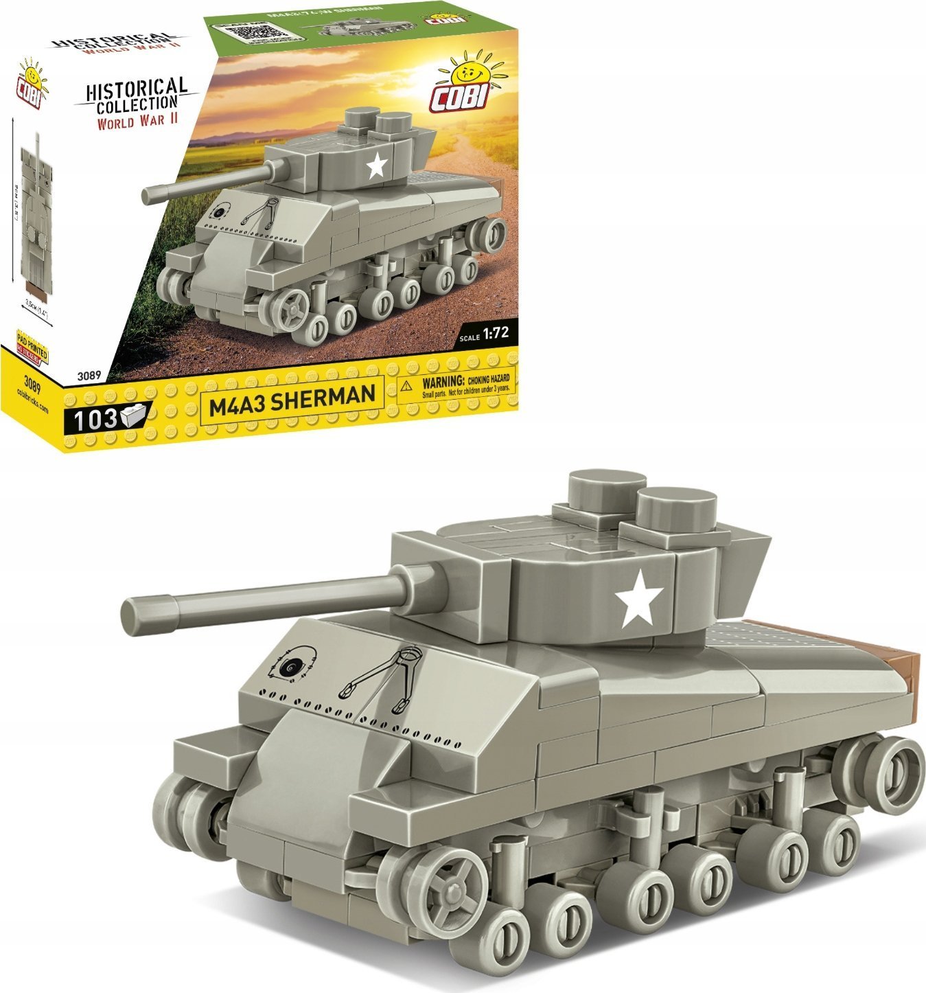 Cobi Klocki Historical Collection M4A3 Sherman