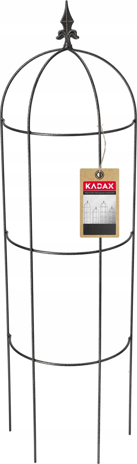 Kadax Obelisk Ogrodowy Metalowy Na Kwiaty Róże 120 cm