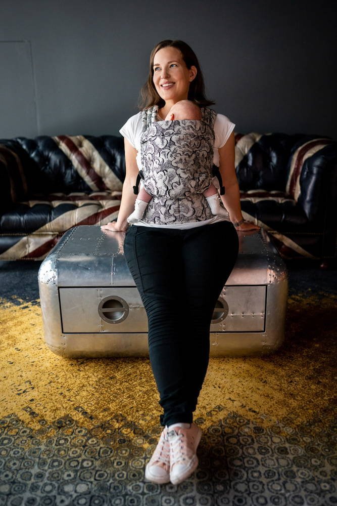 Nosidełko regulowane Qusy - Cartoon Sky Mono Regulowane