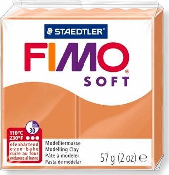 Fimo Masa plastyczna termoutwardzalna Soft koniakowa 57g