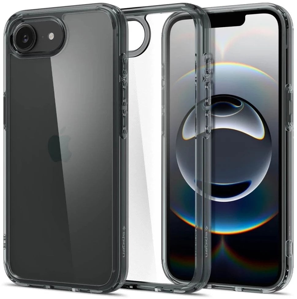 Etui Spigen Ultra Hybrid do iPhone 16E Space Crystal TPU+PC Przezroczyste