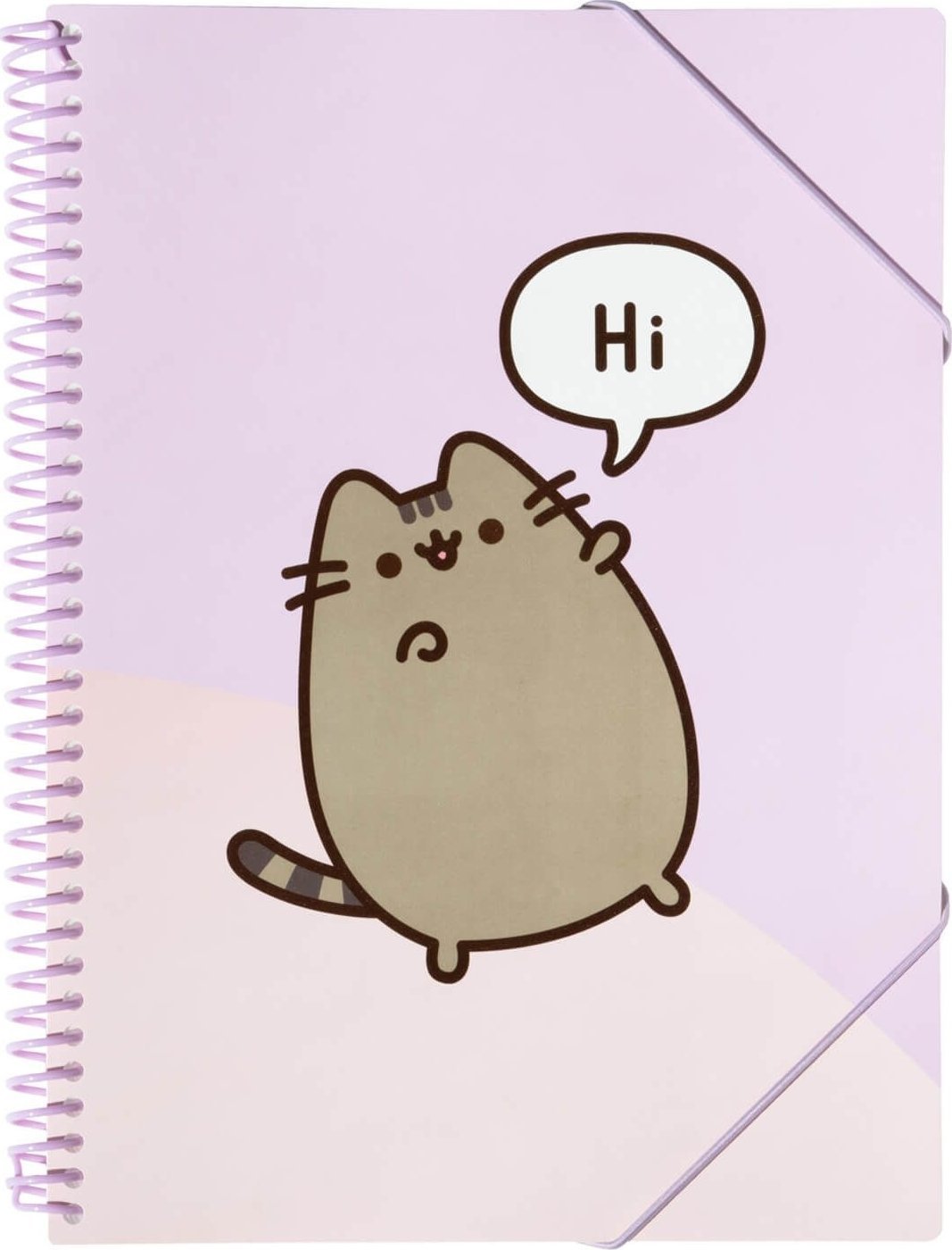 Pusheen Pusheen - Skoroszyt A4 z gumką + 30 przezroczystych koszulek
