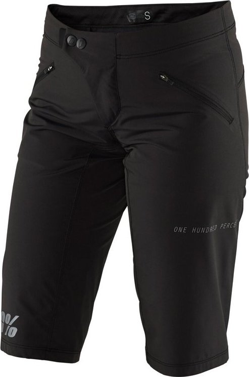 100% Szorty damskie 100% RIDECAMP Womens Shorts black roz. L (NEW 2021)