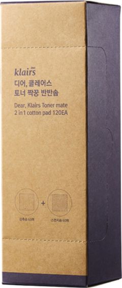 Klairs Płatki kosmetyczne Toner Mate 2in1 Cotton Pad 120 szt.