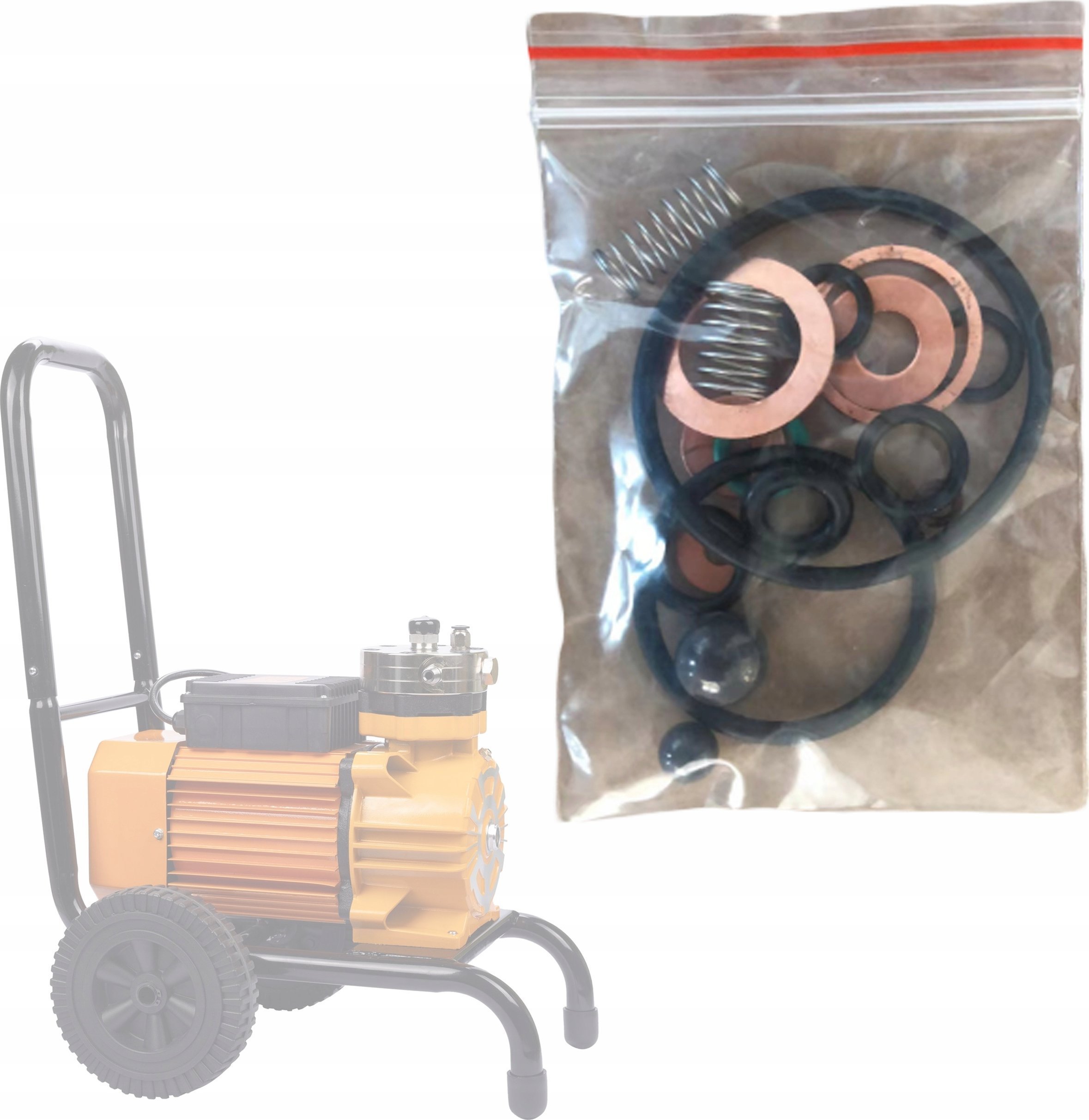 Rosfix ZESTAW NAPRAWCZY TŁOKA POMPY DO AGREGATU MEMBRANOWEGO ROSFIX SOS03 RSS05