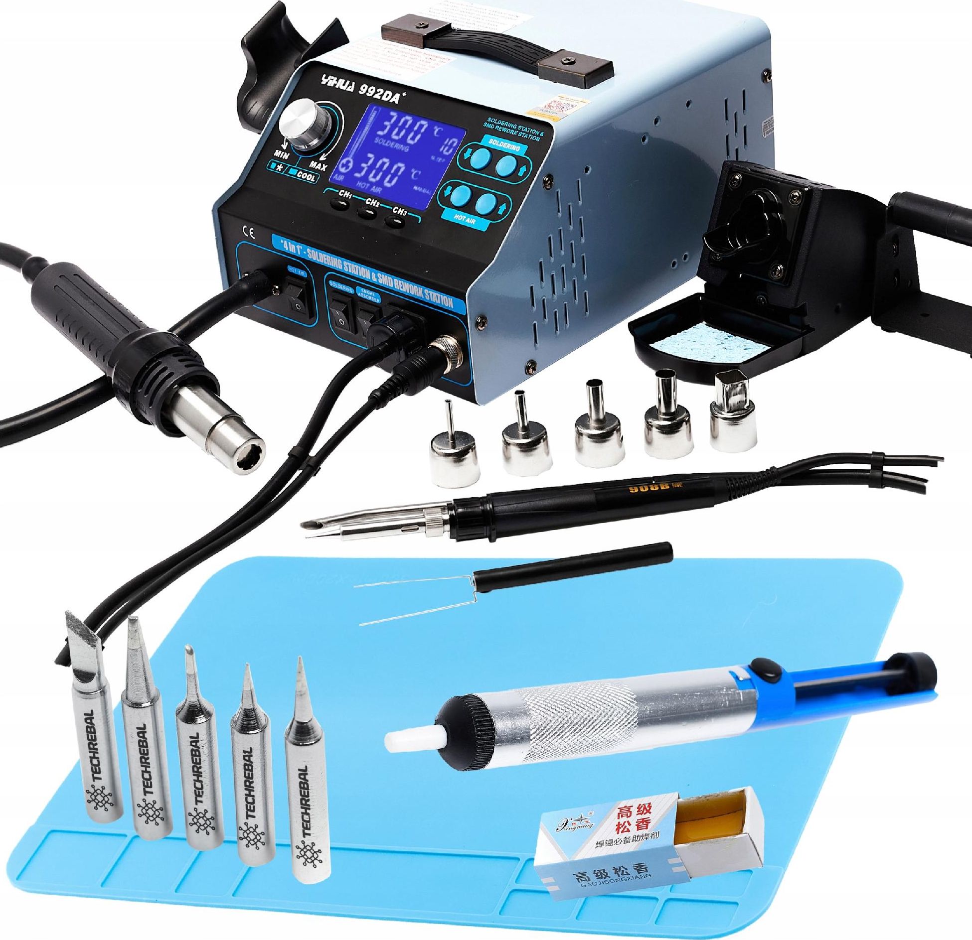 Techrebal Stacja lutownicza YIIHUA 992DA+ +KIT25