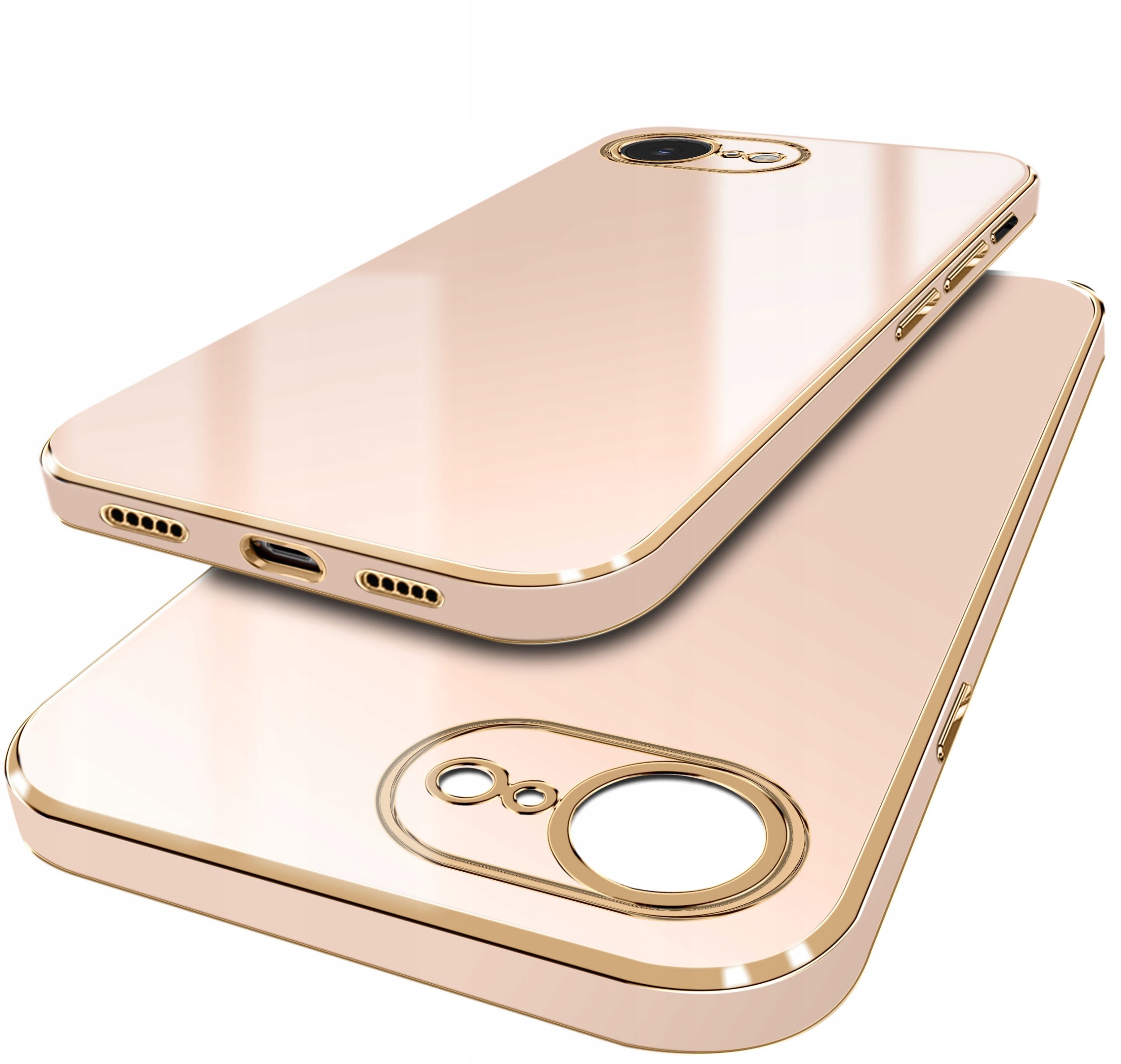 Etui do iPhone 16e SILIKONOWE ELEGANCKIE SLIM + Szkło OCHRONNE 9H