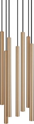 Lampa wisząca Nowodvorski LAMPA WISZĄCA LASER VII SOLID BRASS | MOSIĘŻNA (8921) - Nowodvorski - żyrandol