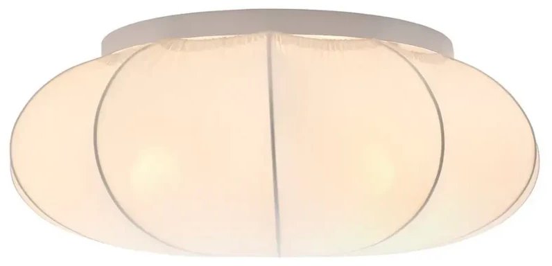 Sypialniana lampa sufitowa Aeron 2512696001 materiałowa biały