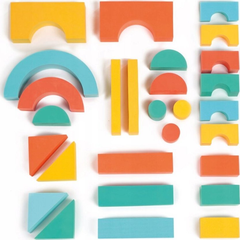 Ludi klocki z pianki