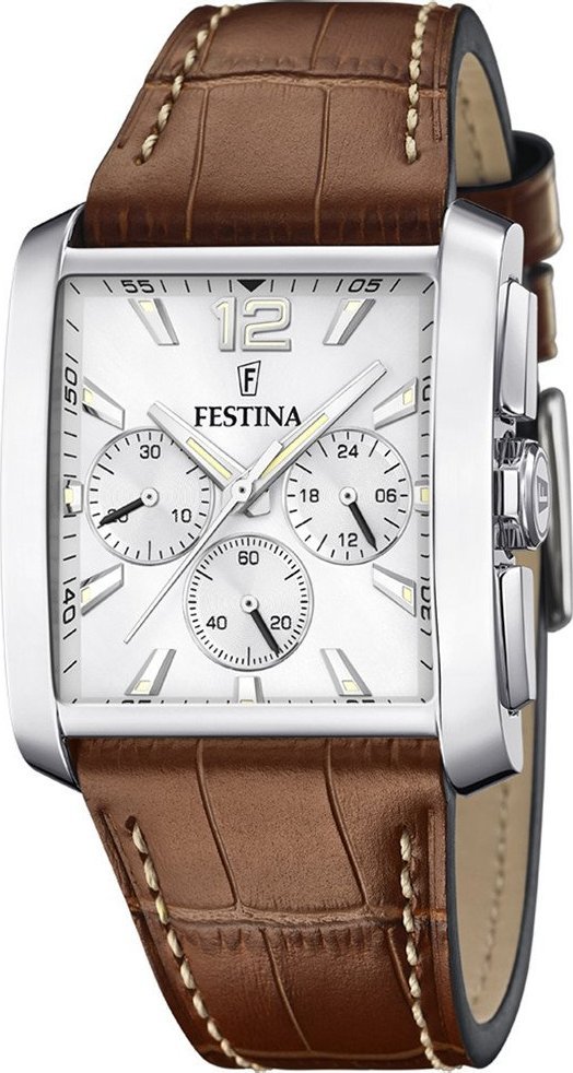 Zegarek Festina Zegarek męski Festina F20636-1 brązowy