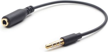 Kabel Gembird Jack 3.5mm - Jack 3.5mm 0.15m czarny (CCA-419)