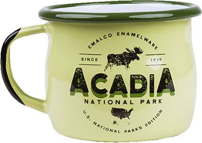 U.S. National Parks Kubek emaliowany zielony