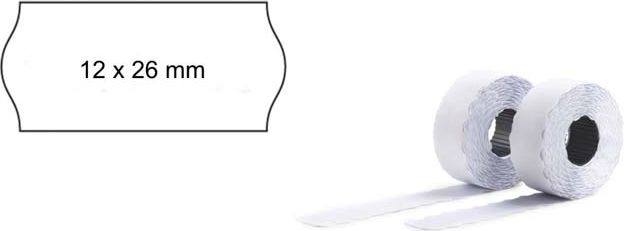 Avery Zweckform ETYK.ZF PLR1226 DO METKOWNIC BIAŁA 12X26 ETYKIETA DO METKOWNIC BIAŁA USUWALNE - PLR1226