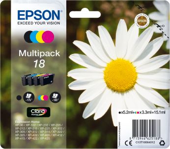 Tusz Epson Zestaw tuszy T1806 CMYK (C13T18064012)