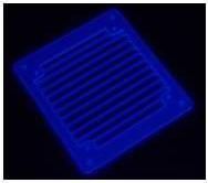 AC Ryan RadGrillz Stripes 1x120mm - Acryl UV Niebieski (ACR-RG20939)