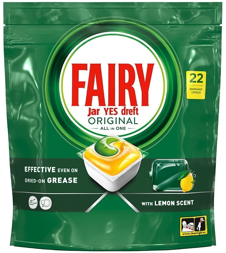 Fairy Kapsułki do zmywarki Original All in one Lemon (22)