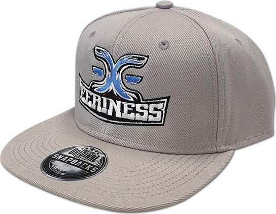 EERINESS EERINESS snapback, šedá, vyšité logo