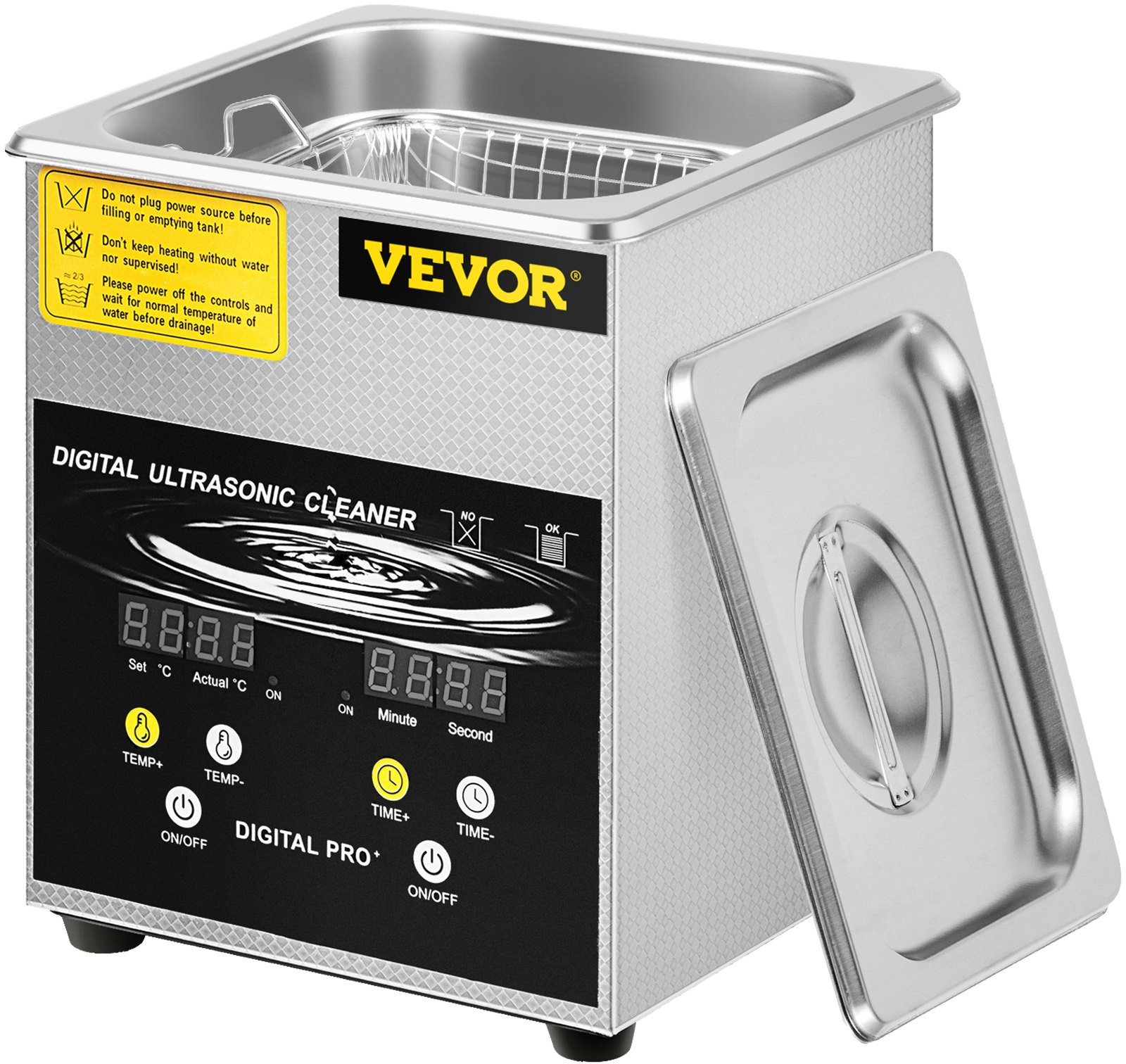 Myjka Ultradźwiękowa Przenośna 60W 2L