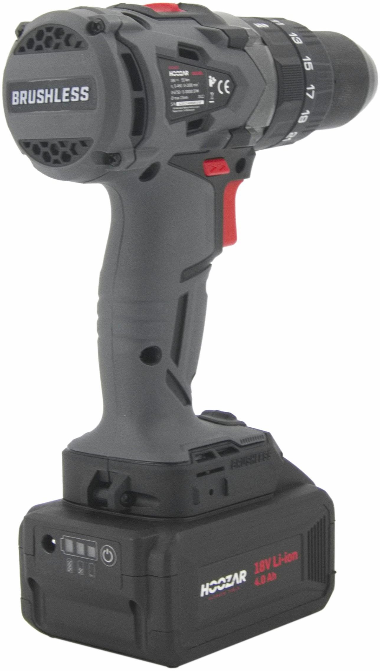 HOOZAR WKRĘTARKA UDAROWA BEZSZCZOTKOWA 18V 2x4.0Ah 60Nm CDH60BL-M2