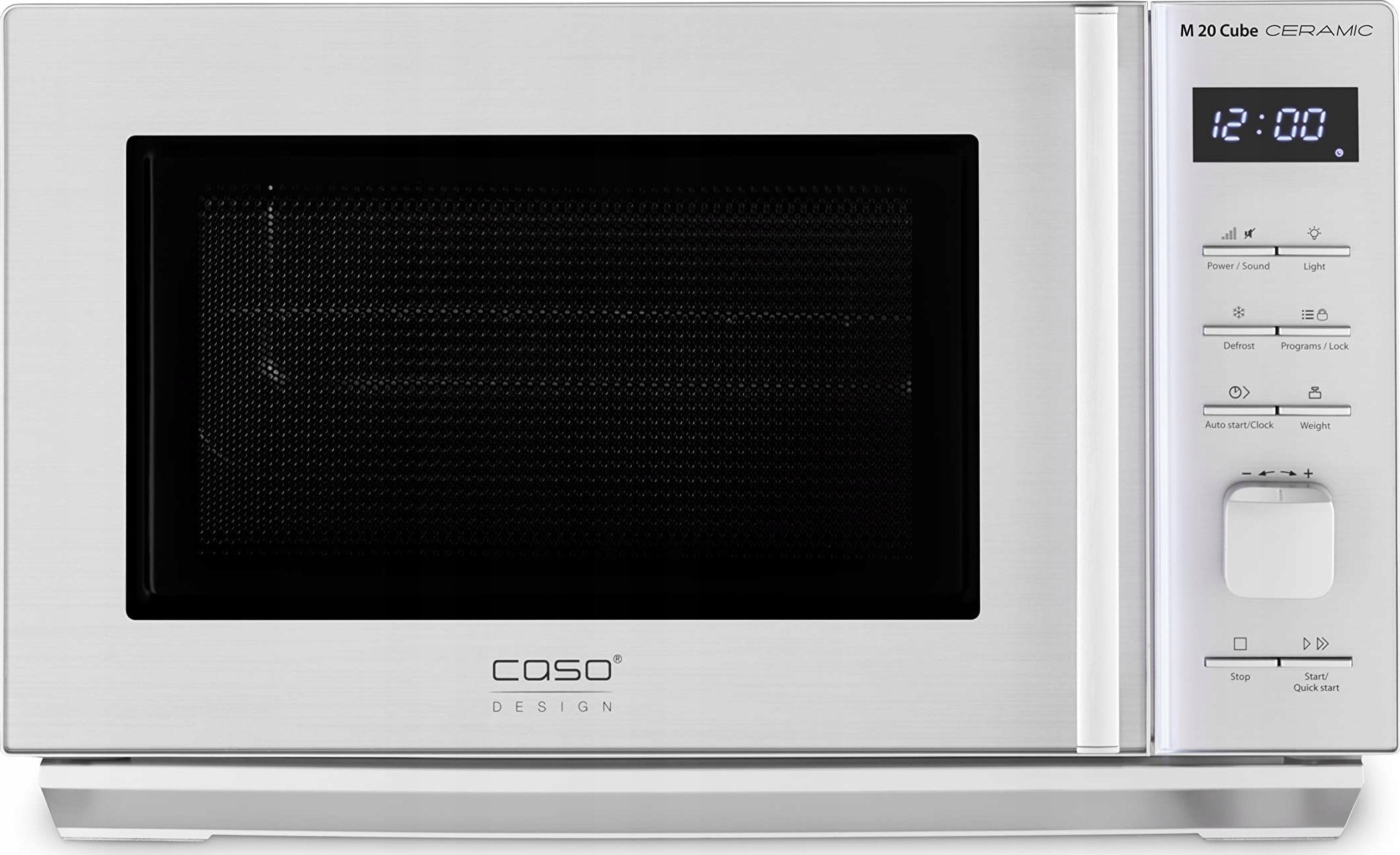 Kuchenka mikrofalowa Caso Microwave Oven M 20 Cube Free standing 800 W Silver