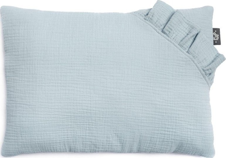 PULP BAMBOO Poduszka Muślinowa 35x45 cm Siwa