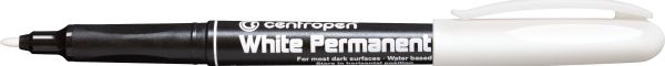Centropen Centropen, pisak 2686, biały, 10szt, 1.2mm, na bazie wody, cena za 1 szt