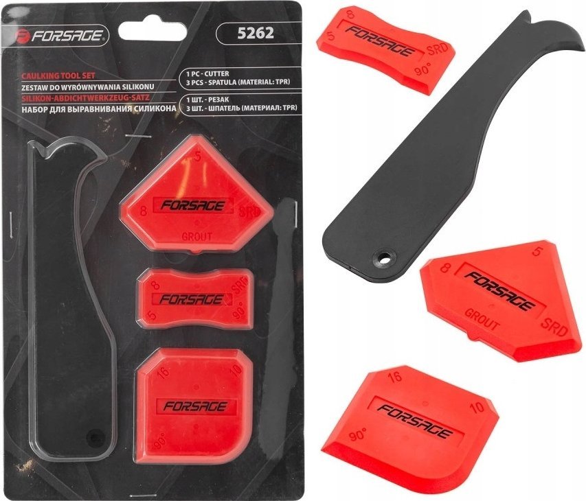 Forsage Zestaw szpatułek do usuwania nadmiaru silikonu/uszczelniacza