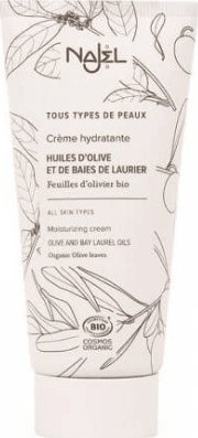 Najel Nawilżający krem do twarzy z oliwą z oliwek i olejem laurowym - 50 ml