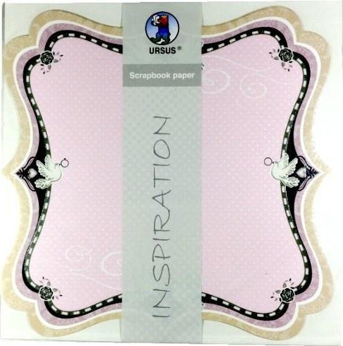 Craft And You Design Papier do scrapbookingu ślubne 5 5 arkuszy