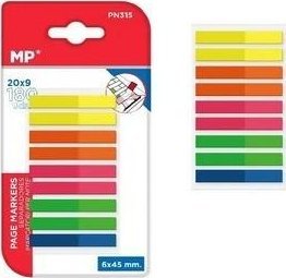 Karteczki indeksujące fluo 45x6mm 9x20K