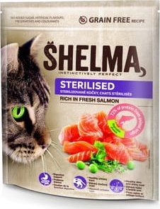 SHELMA Sterilised. With salmon 750g [100|27]