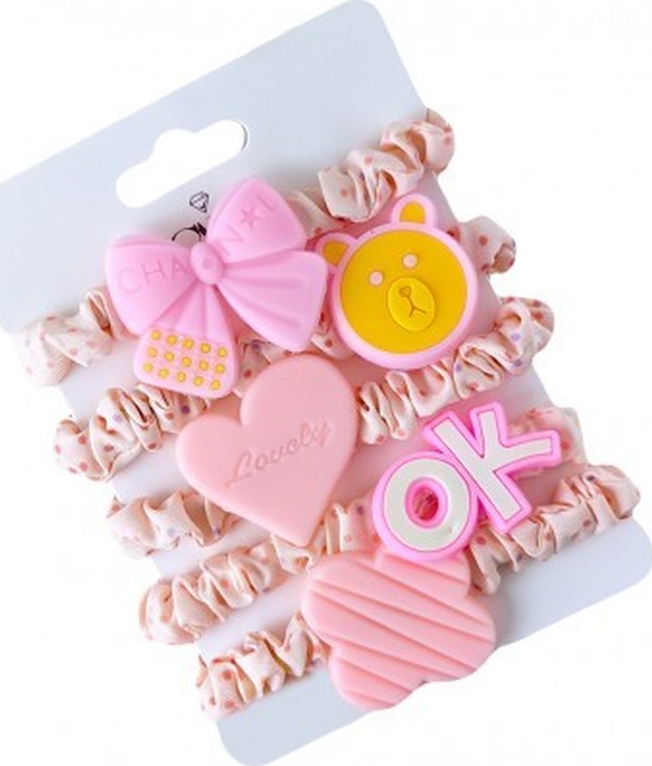 Ecarla Gumki - frotki do włosów typu "scrunchie" (G125R)