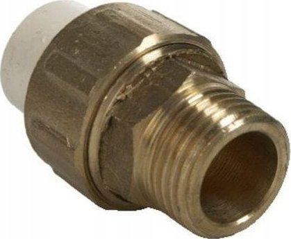 CPVC Śrubunek mosiężny z plastikiem 1/2" gwint zewnętrzny system klejony; CPVCSMGZ015XKW015.302