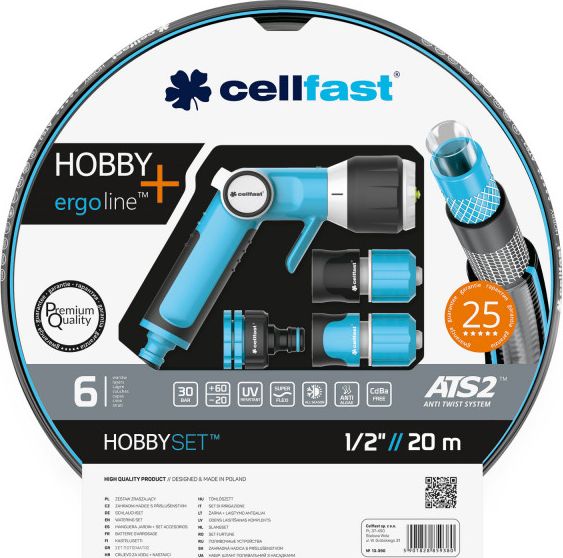 Cellfast Zestaw zraszający Hobby 1/2" 20m ATS2 (16-209)