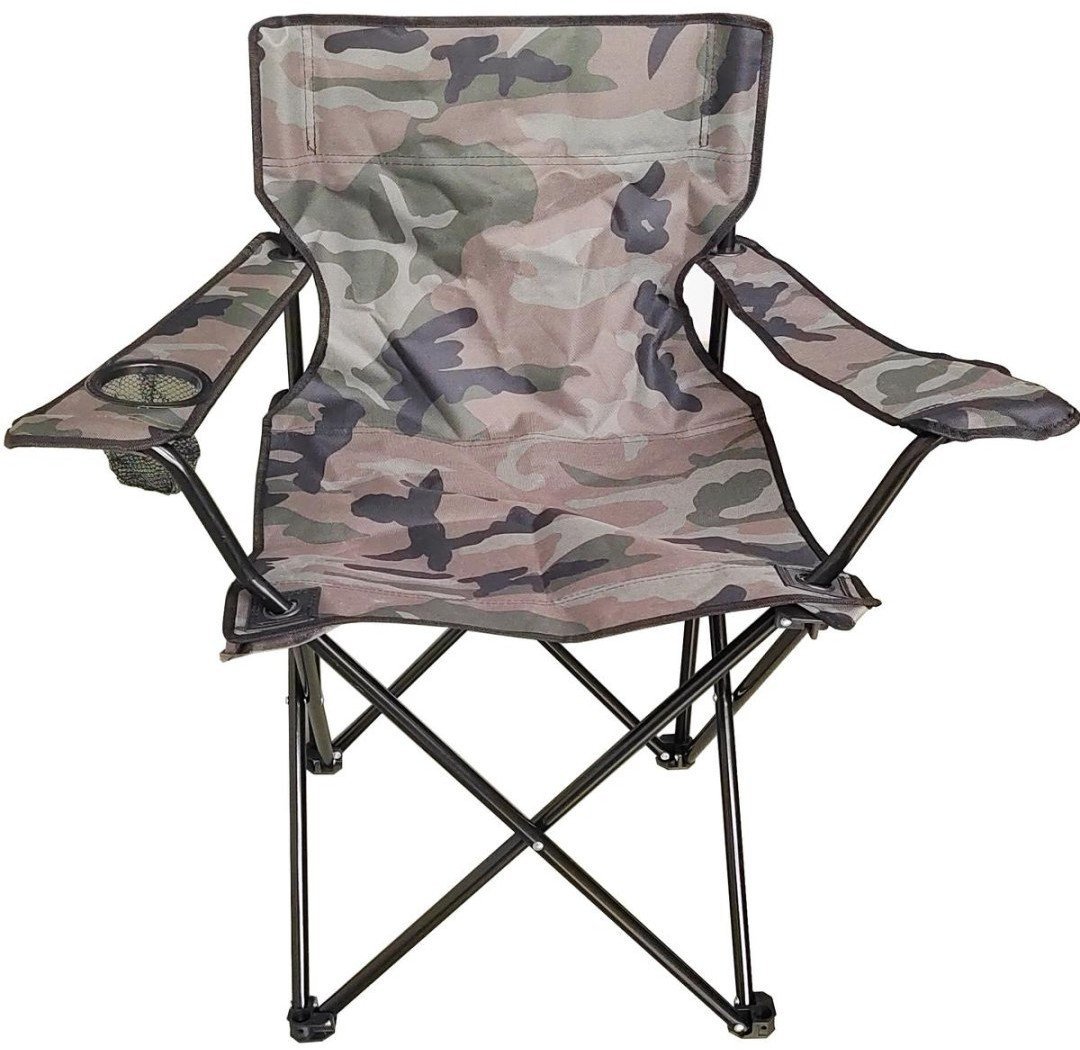 KRZESŁO TURYSTYCZNE SKŁADANE 50X50X80CM CAMUFLAGE ENERO CAMP