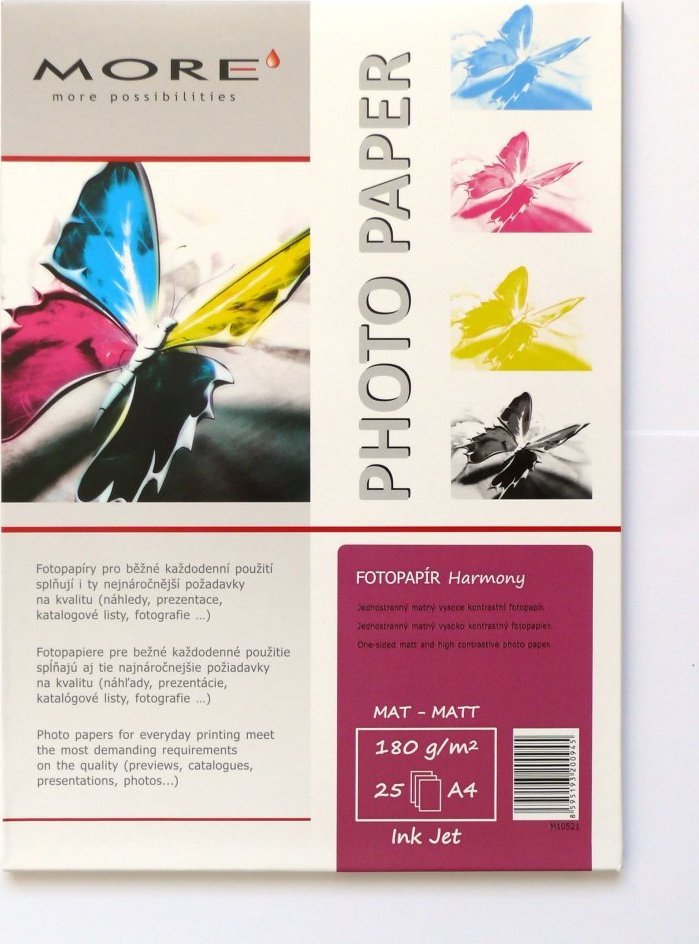 Armor ARMOR Papier fotograficzny MORE Harmony 180g/m2; matt, 25 ark., A4