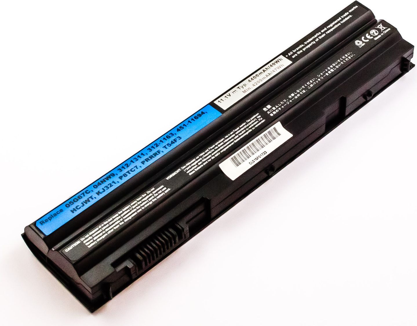 Bateria MicroBattery 11.1V 4.4Ah do Dell (Tvmvn)