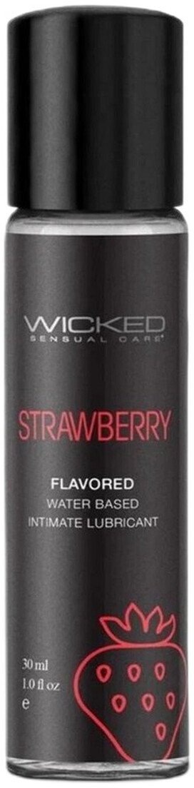 Wicked Water based intimate lubricant lubrykant na bazie wody strawberry 30ml