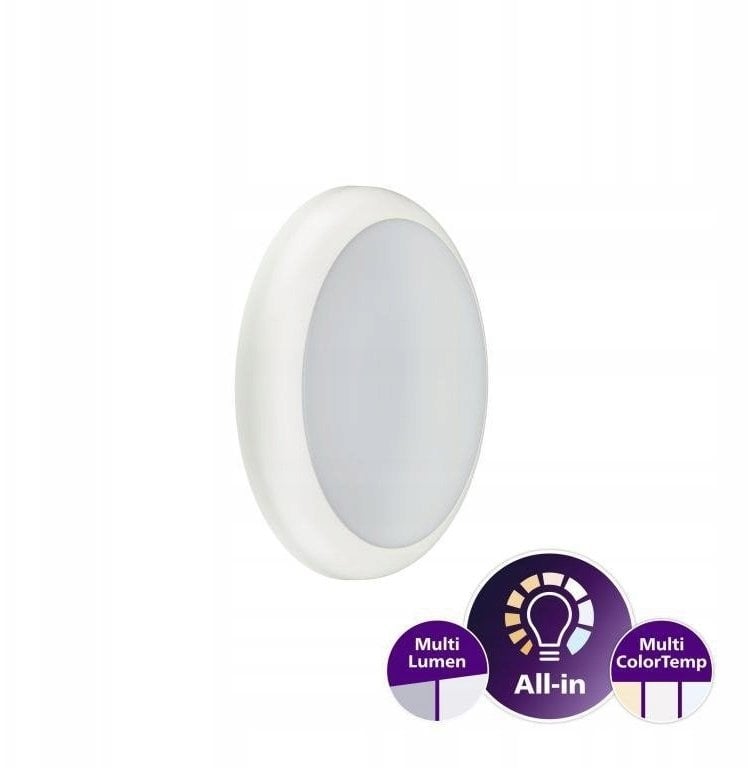 Lampa sufitowa Philips Plafon Ledinaire All-in WL070V G2 17W 1100/1700lm all-in 3000/4000/5700K PSU WH MDU (with motion sensor)